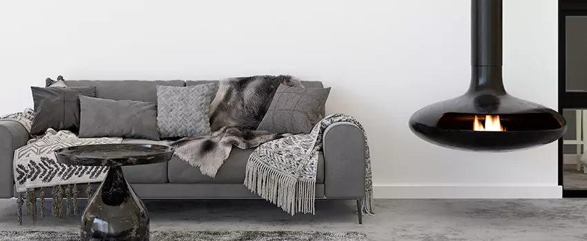 Circular Hanging Fireplace Installation Services in Laurel, VA