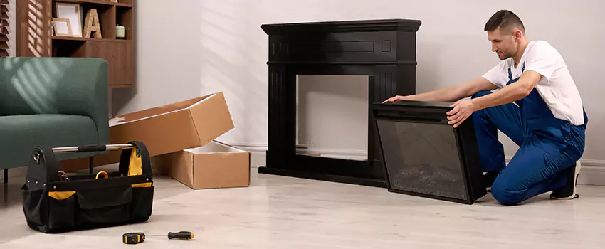 Old Rusted Metal Fireplace Repair And Replacement in Laurel, VA